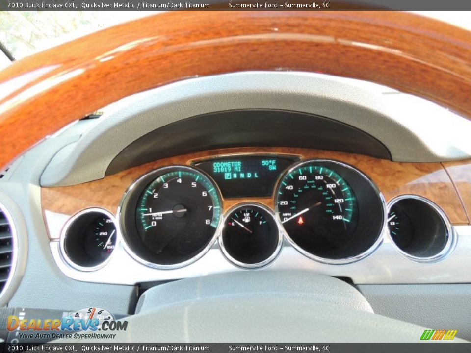 2010 Buick Enclave CXL Quicksilver Metallic / Titanium/Dark Titanium Photo #25