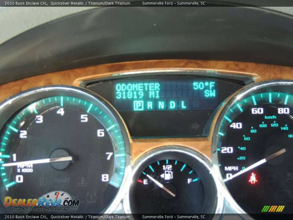 2010 Buick Enclave CXL Quicksilver Metallic / Titanium/Dark Titanium Photo #26