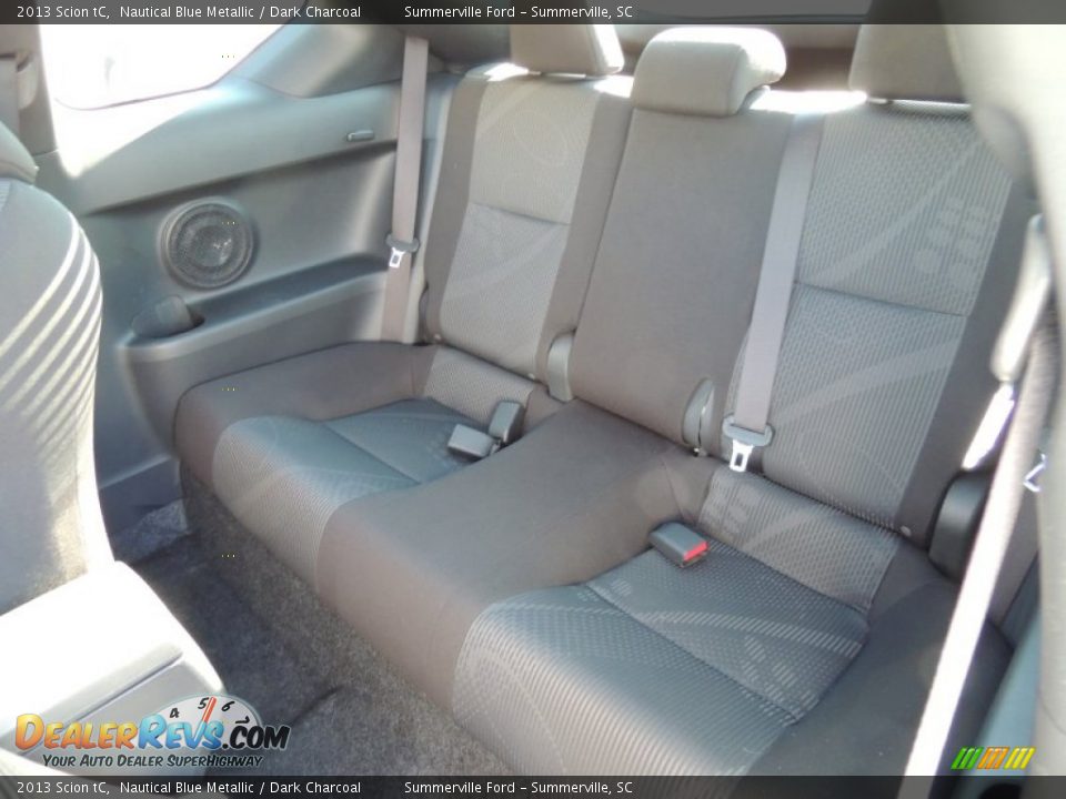 2013 Scion tC Nautical Blue Metallic / Dark Charcoal Photo #6