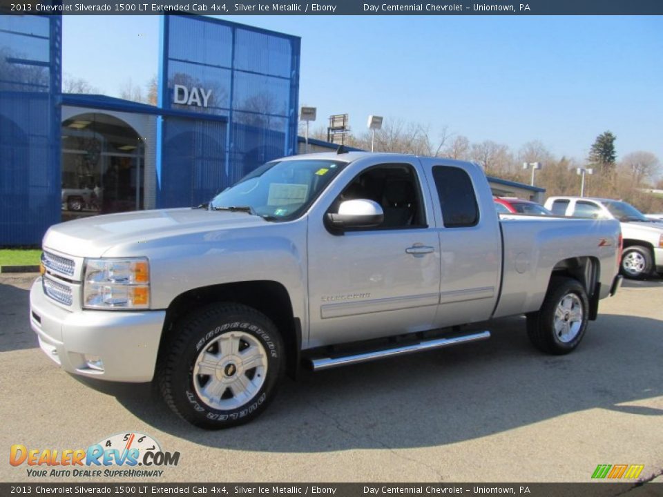 2013 Chevrolet Silverado 1500 LT Extended Cab 4x4 Silver Ice Metallic / Ebony Photo #1