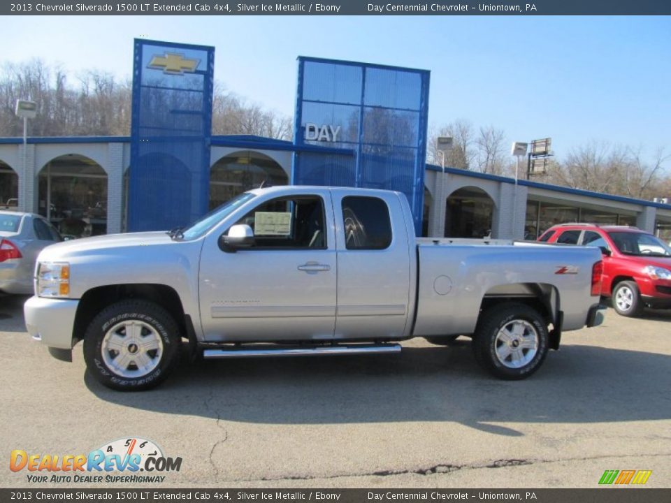 2013 Chevrolet Silverado 1500 LT Extended Cab 4x4 Silver Ice Metallic / Ebony Photo #2