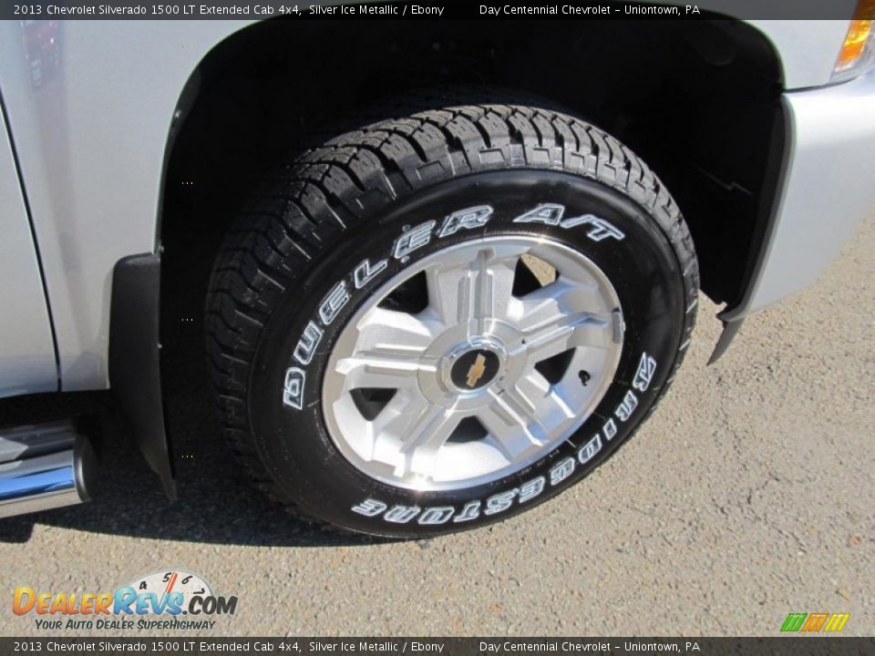 2013 Chevrolet Silverado 1500 LT Extended Cab 4x4 Silver Ice Metallic / Ebony Photo #9