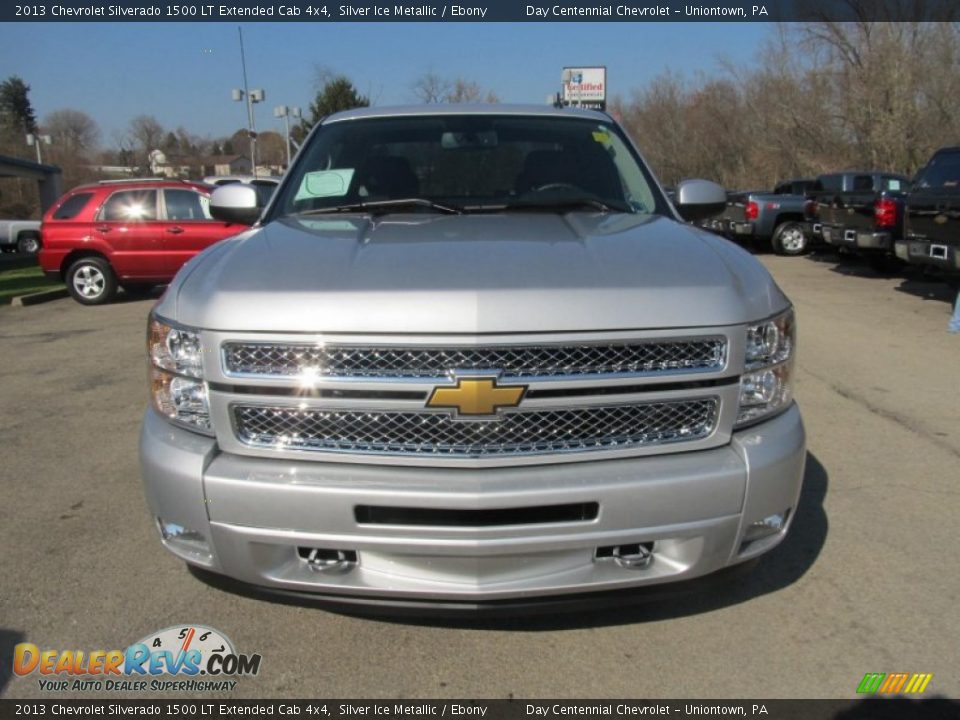2013 Chevrolet Silverado 1500 LT Extended Cab 4x4 Silver Ice Metallic / Ebony Photo #11