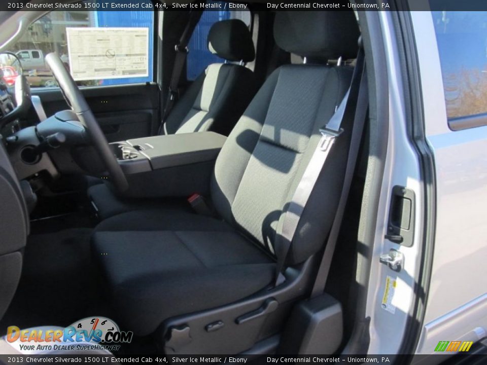 2013 Chevrolet Silverado 1500 LT Extended Cab 4x4 Silver Ice Metallic / Ebony Photo #13