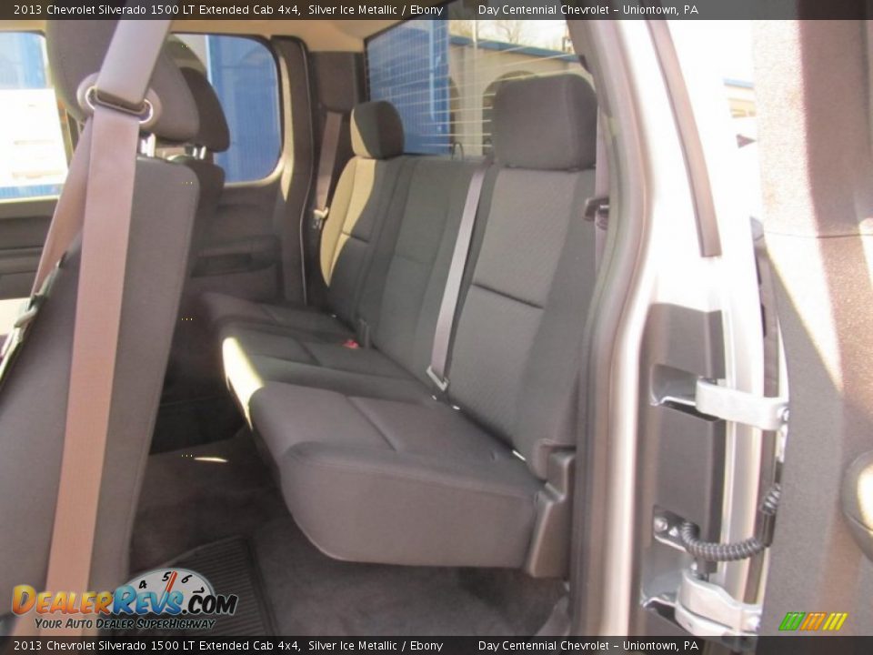 2013 Chevrolet Silverado 1500 LT Extended Cab 4x4 Silver Ice Metallic / Ebony Photo #14