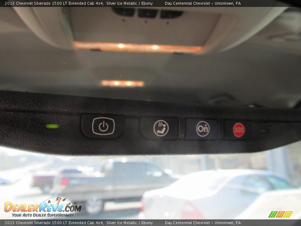 2013 Chevrolet Silverado 1500 LT Extended Cab 4x4 Silver Ice Metallic / Ebony Photo #18