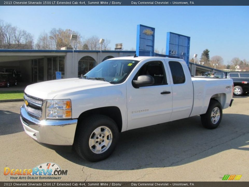 2013 Chevrolet Silverado 1500 LT Extended Cab 4x4 Summit White / Ebony Photo #1