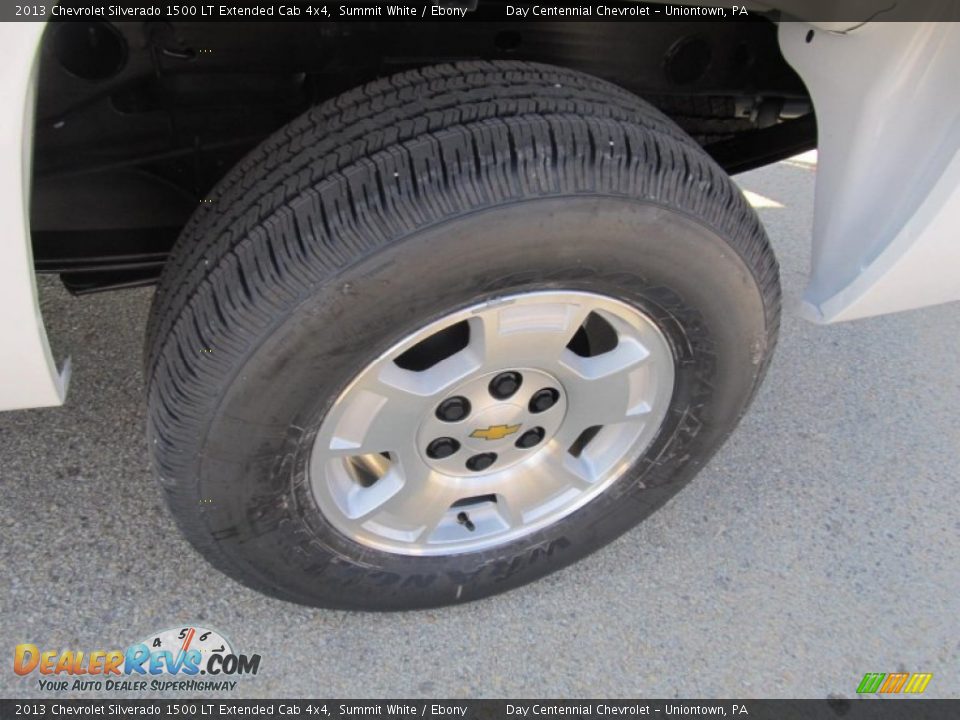 2013 Chevrolet Silverado 1500 LT Extended Cab 4x4 Summit White / Ebony Photo #3