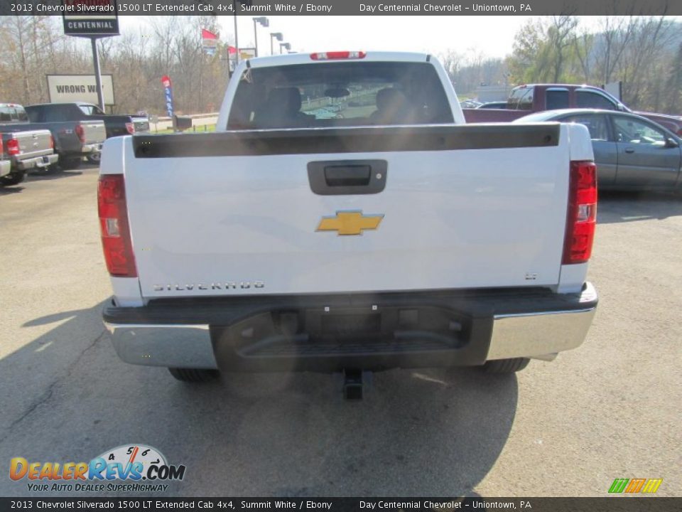 2013 Chevrolet Silverado 1500 LT Extended Cab 4x4 Summit White / Ebony Photo #5