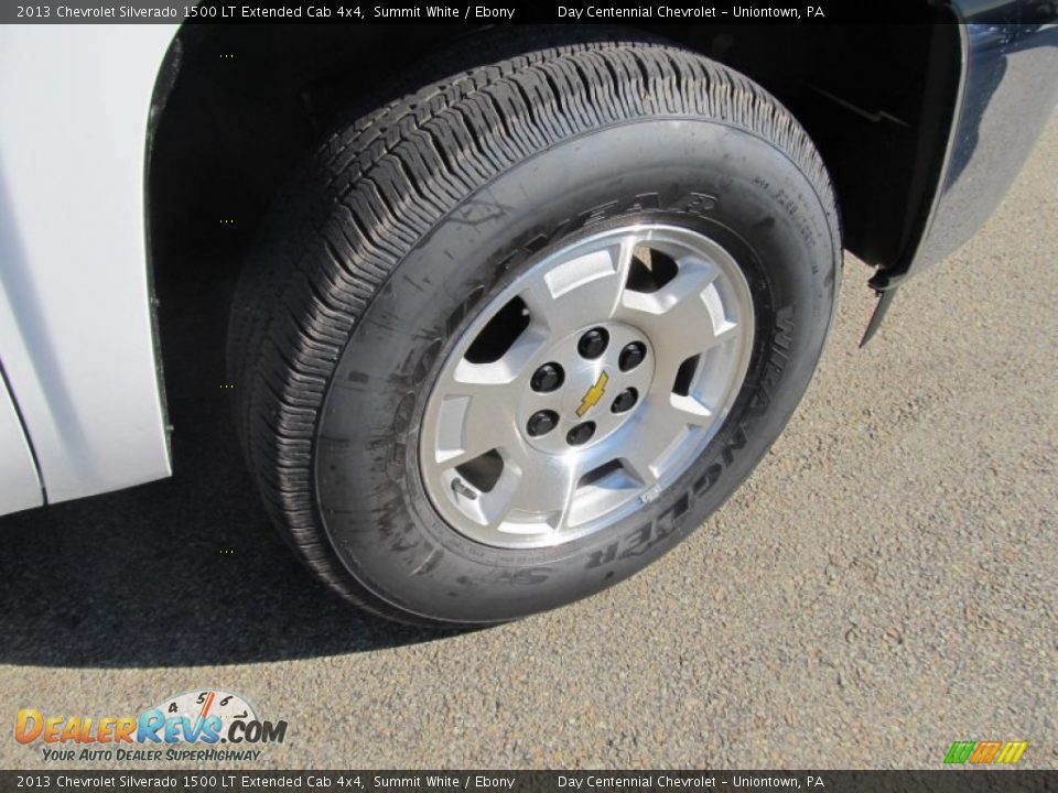 2013 Chevrolet Silverado 1500 LT Extended Cab 4x4 Summit White / Ebony Photo #9