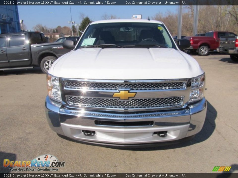 2013 Chevrolet Silverado 1500 LT Extended Cab 4x4 Summit White / Ebony Photo #11