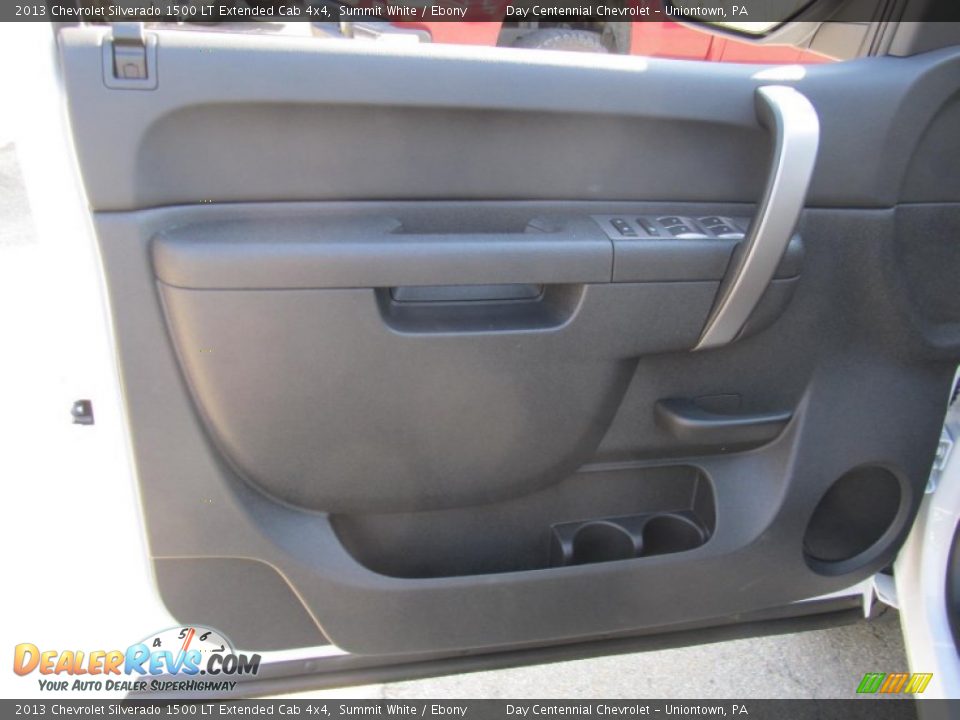 2013 Chevrolet Silverado 1500 LT Extended Cab 4x4 Summit White / Ebony Photo #12