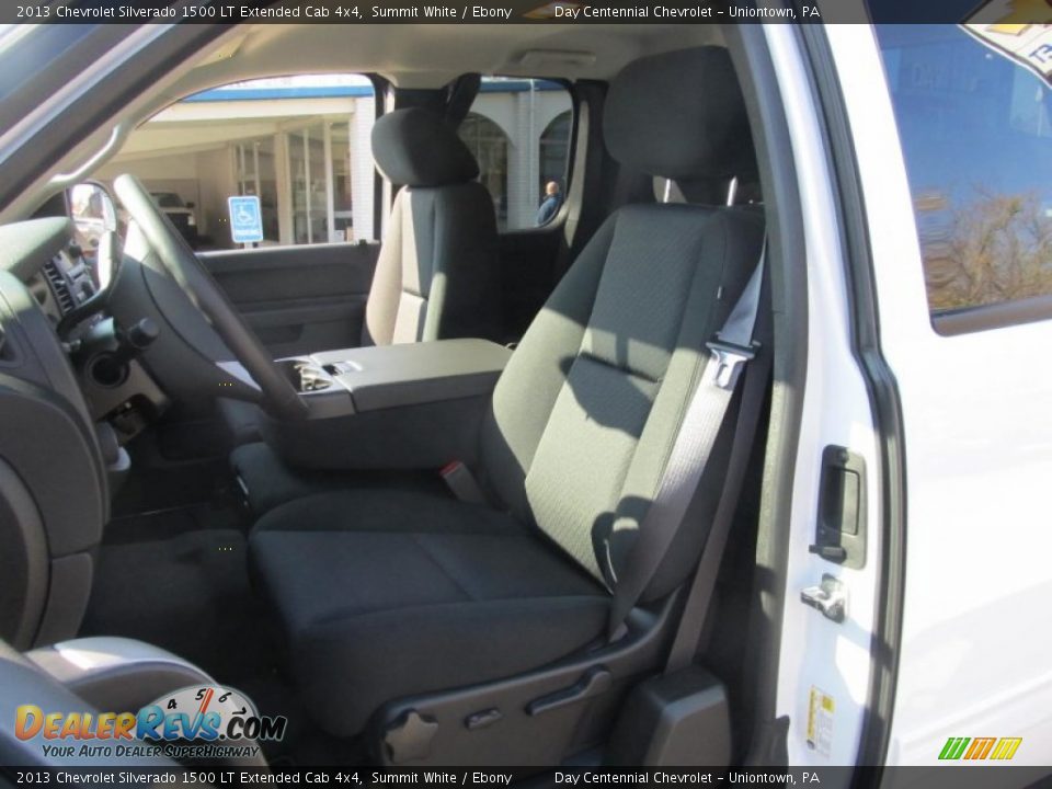 2013 Chevrolet Silverado 1500 LT Extended Cab 4x4 Summit White / Ebony Photo #13