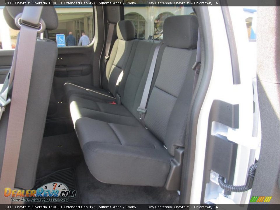 2013 Chevrolet Silverado 1500 LT Extended Cab 4x4 Summit White / Ebony Photo #14