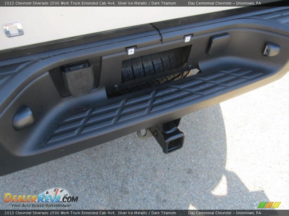 2013 Chevrolet Silverado 1500 Work Truck Extended Cab 4x4 Silver Ice Metallic / Dark Titanium Photo #6