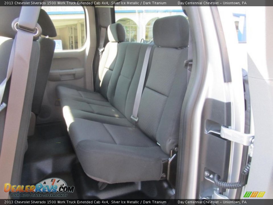 2013 Chevrolet Silverado 1500 Work Truck Extended Cab 4x4 Silver Ice Metallic / Dark Titanium Photo #13
