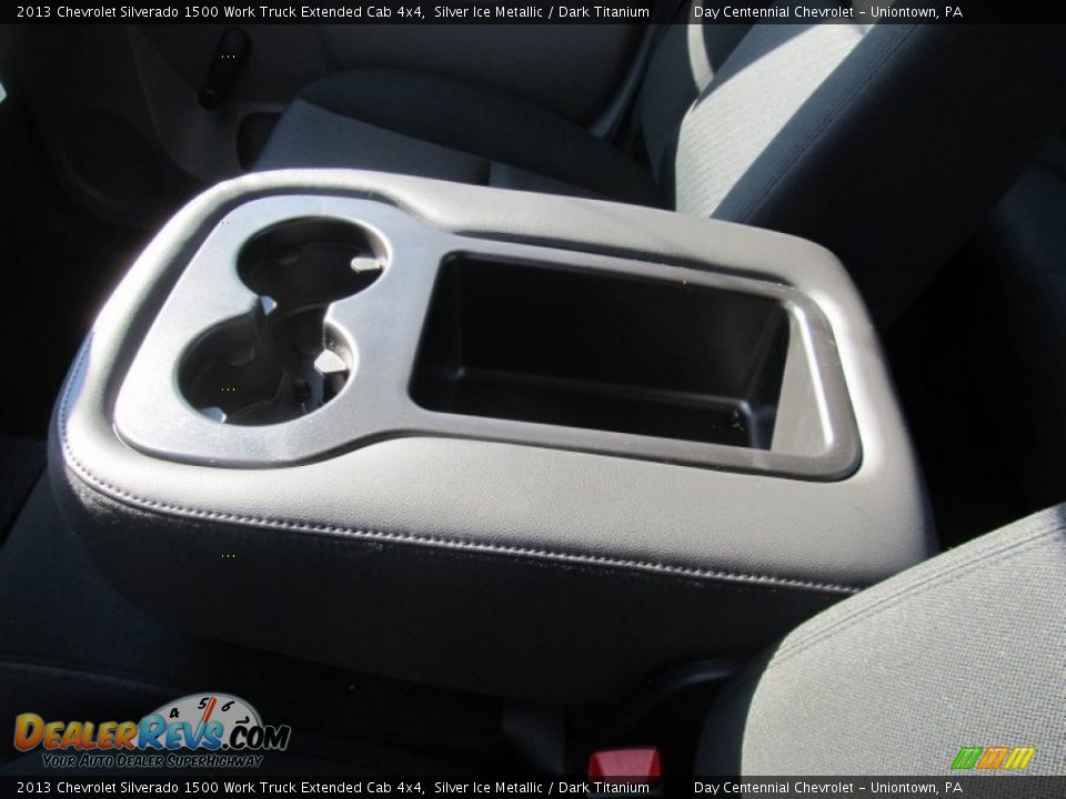 2013 Chevrolet Silverado 1500 Work Truck Extended Cab 4x4 Silver Ice Metallic / Dark Titanium Photo #15