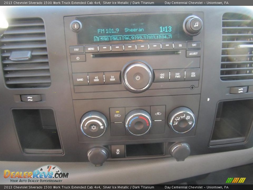 2013 Chevrolet Silverado 1500 Work Truck Extended Cab 4x4 Silver Ice Metallic / Dark Titanium Photo #17