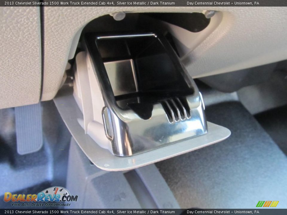 2013 Chevrolet Silverado 1500 Work Truck Extended Cab 4x4 Silver Ice Metallic / Dark Titanium Photo #18