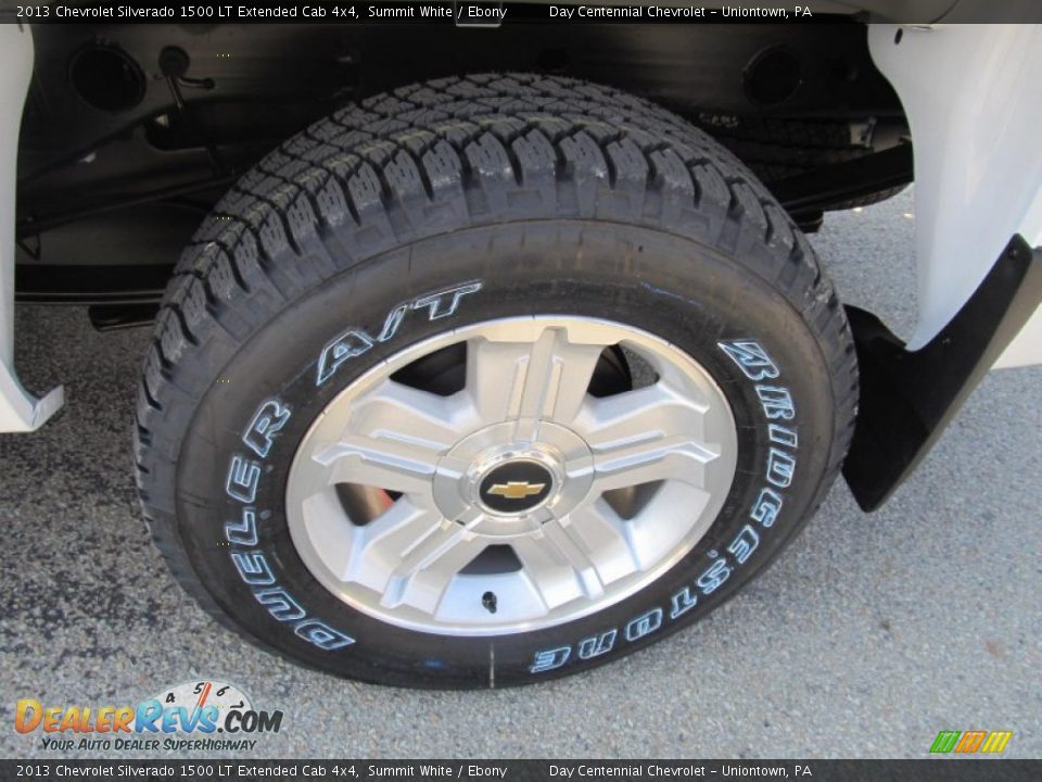 2013 Chevrolet Silverado 1500 LT Extended Cab 4x4 Summit White / Ebony Photo #3