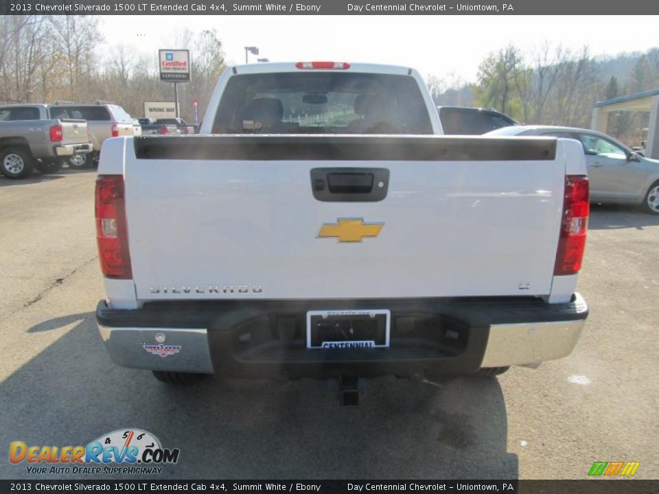 2013 Chevrolet Silverado 1500 LT Extended Cab 4x4 Summit White / Ebony Photo #5