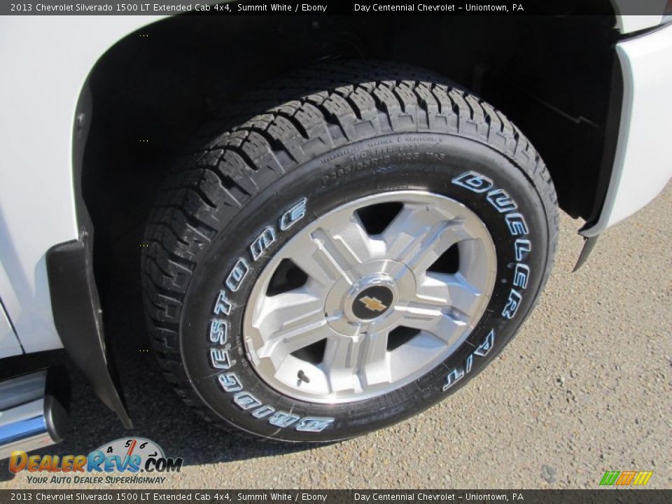 2013 Chevrolet Silverado 1500 LT Extended Cab 4x4 Summit White / Ebony Photo #9