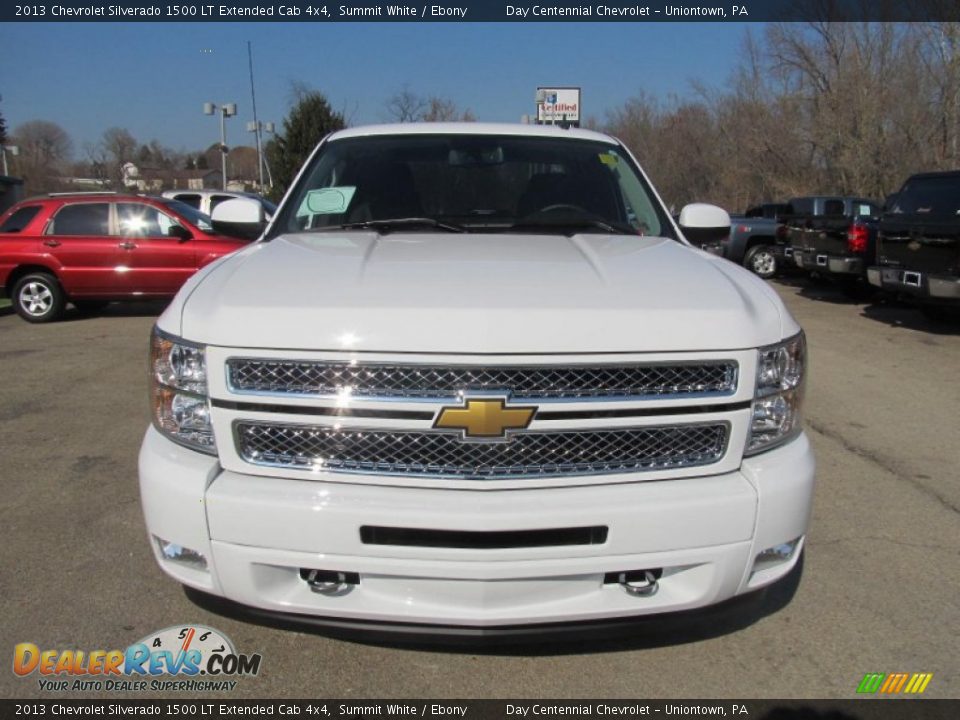 2013 Chevrolet Silverado 1500 LT Extended Cab 4x4 Summit White / Ebony Photo #11