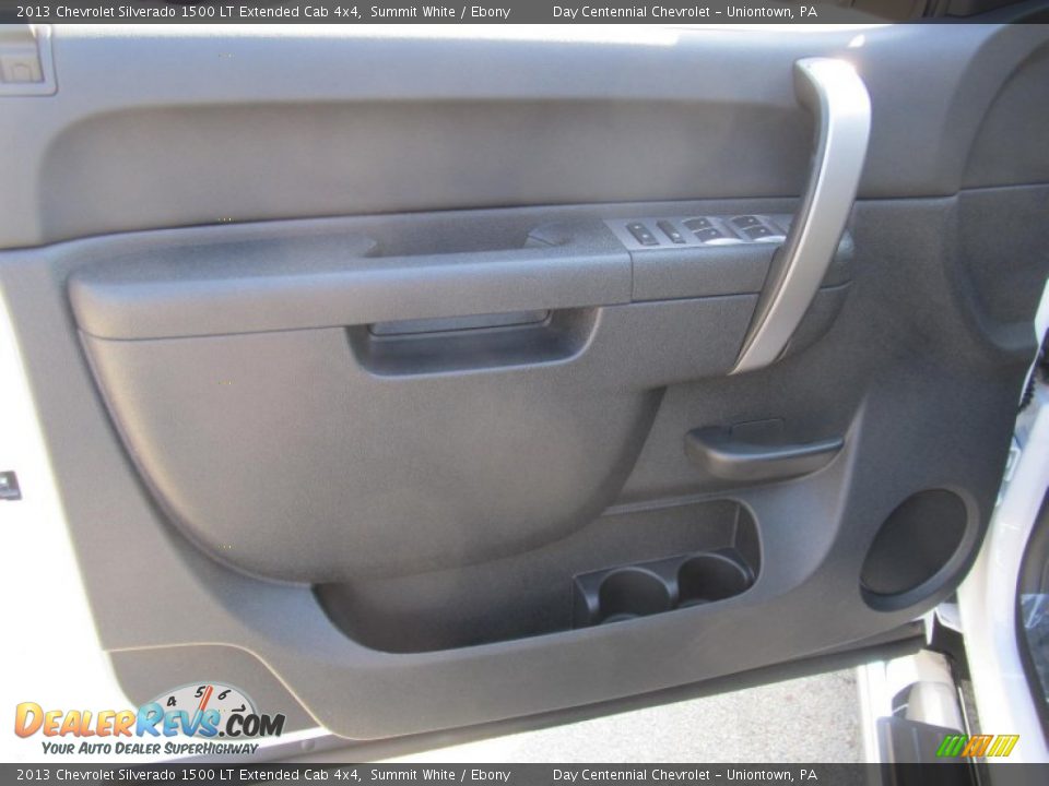 2013 Chevrolet Silverado 1500 LT Extended Cab 4x4 Summit White / Ebony Photo #12
