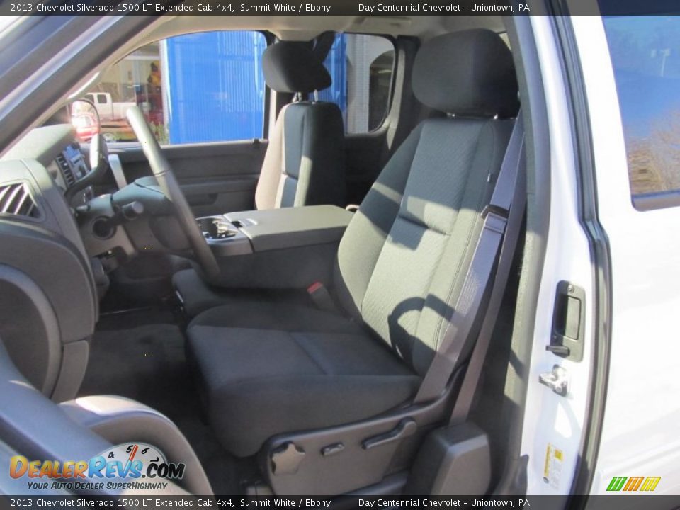 2013 Chevrolet Silverado 1500 LT Extended Cab 4x4 Summit White / Ebony Photo #13