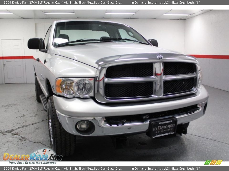 2004 Dodge Ram 2500 SLT Regular Cab 4x4 Bright Silver Metallic / Dark Slate Gray Photo #3