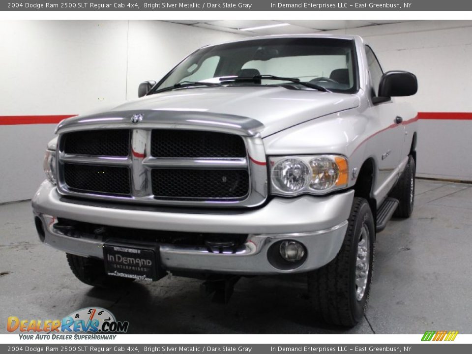 2004 Dodge Ram 2500 SLT Regular Cab 4x4 Bright Silver Metallic / Dark Slate Gray Photo #5