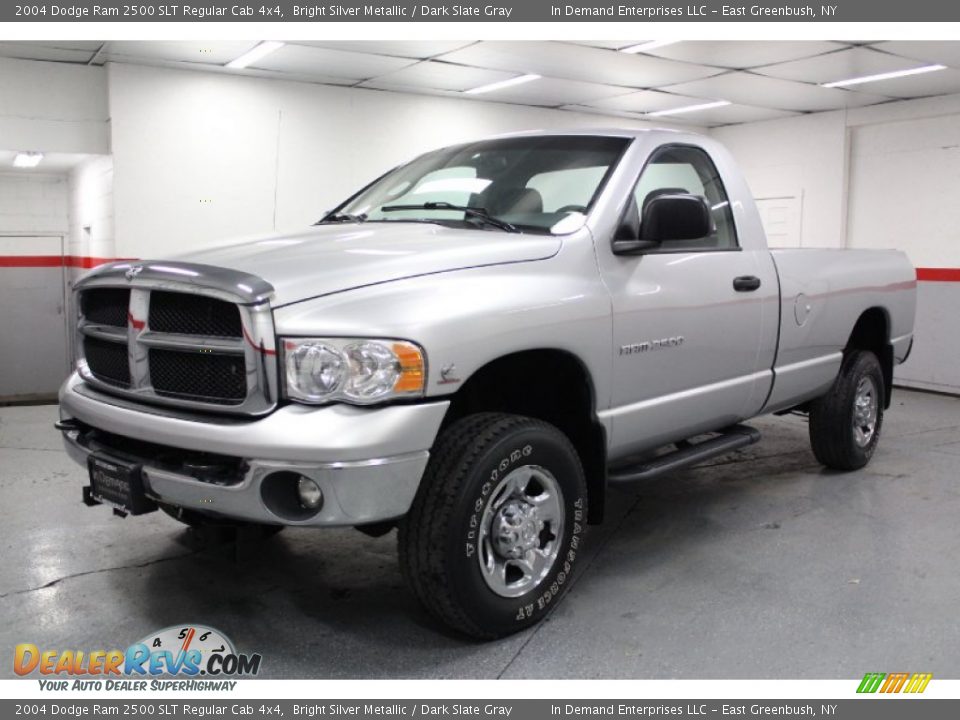 2004 Dodge Ram 2500 SLT Regular Cab 4x4 Bright Silver Metallic / Dark Slate Gray Photo #6