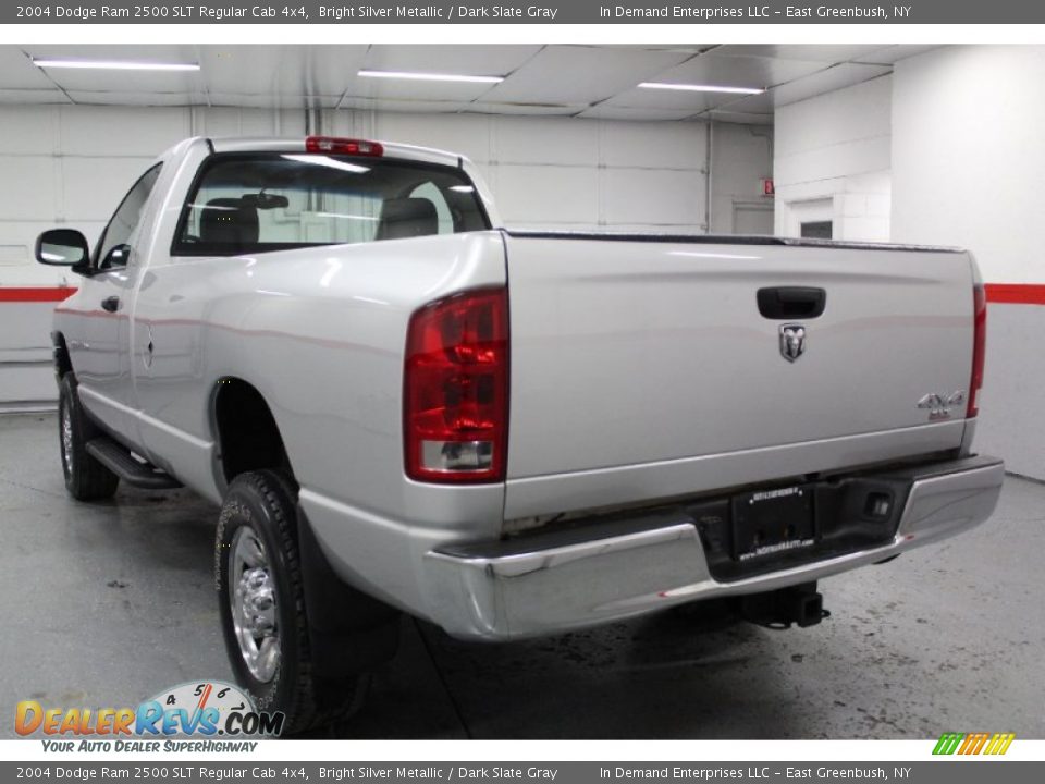 2004 Dodge Ram 2500 SLT Regular Cab 4x4 Bright Silver Metallic / Dark Slate Gray Photo #10