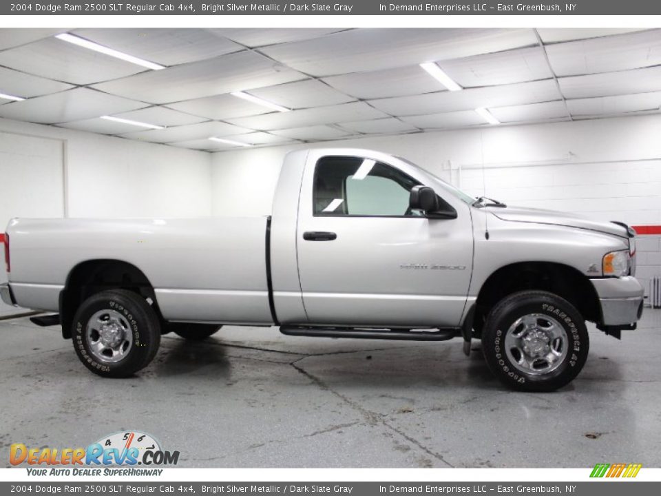 2004 Dodge Ram 2500 SLT Regular Cab 4x4 Bright Silver Metallic / Dark Slate Gray Photo #14