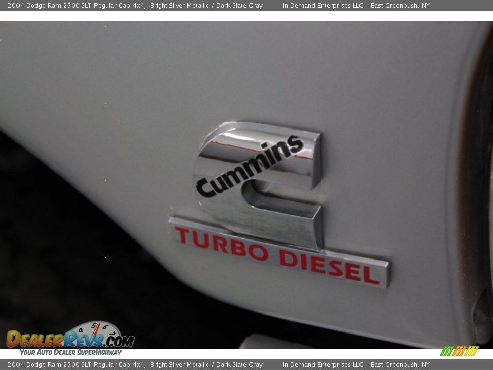 2004 Dodge Ram 2500 SLT Regular Cab 4x4 Bright Silver Metallic / Dark Slate Gray Photo #15