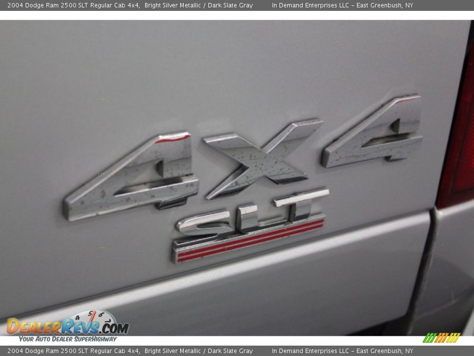 2004 Dodge Ram 2500 SLT Regular Cab 4x4 Bright Silver Metallic / Dark Slate Gray Photo #25