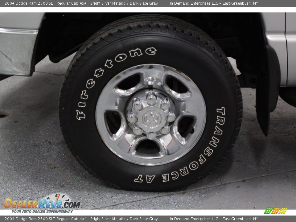 2004 Dodge Ram 2500 SLT Regular Cab 4x4 Bright Silver Metallic / Dark Slate Gray Photo #34