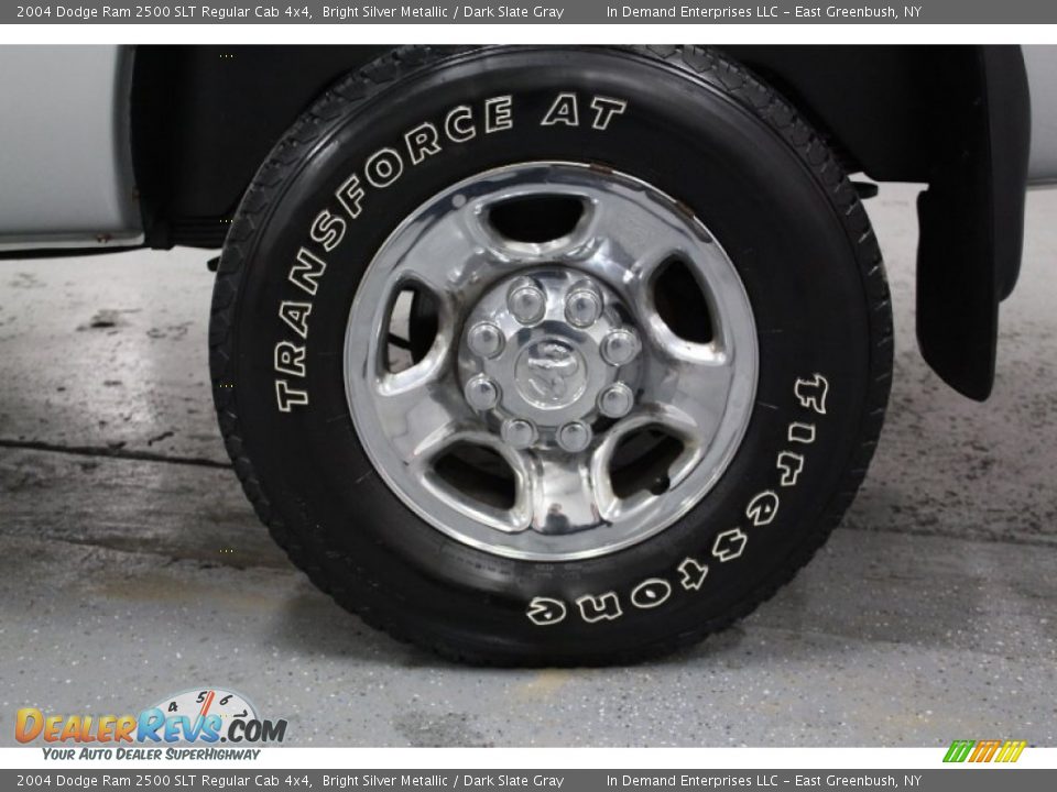 2004 Dodge Ram 2500 SLT Regular Cab 4x4 Bright Silver Metallic / Dark Slate Gray Photo #36