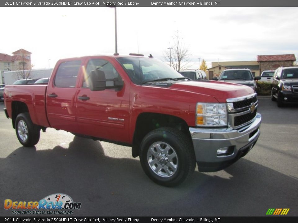 2011 Chevrolet Silverado 2500HD LT Crew Cab 4x4 Victory Red / Ebony Photo #1