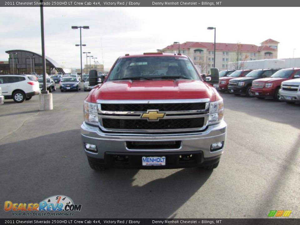 2011 Chevrolet Silverado 2500HD LT Crew Cab 4x4 Victory Red / Ebony Photo #2