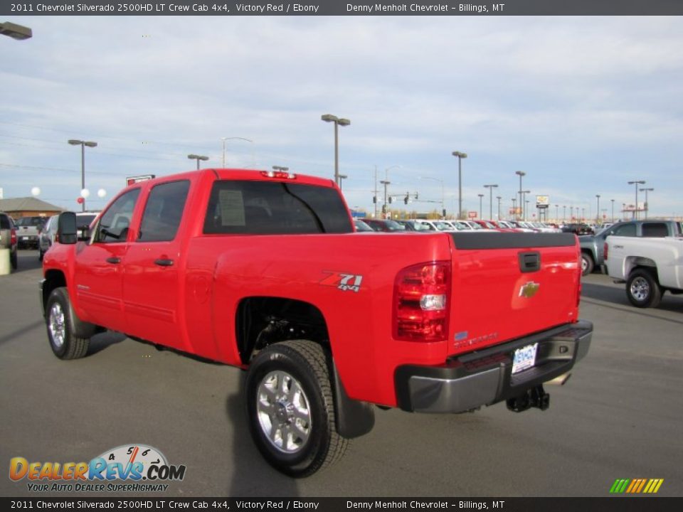 2011 Chevrolet Silverado 2500HD LT Crew Cab 4x4 Victory Red / Ebony Photo #5