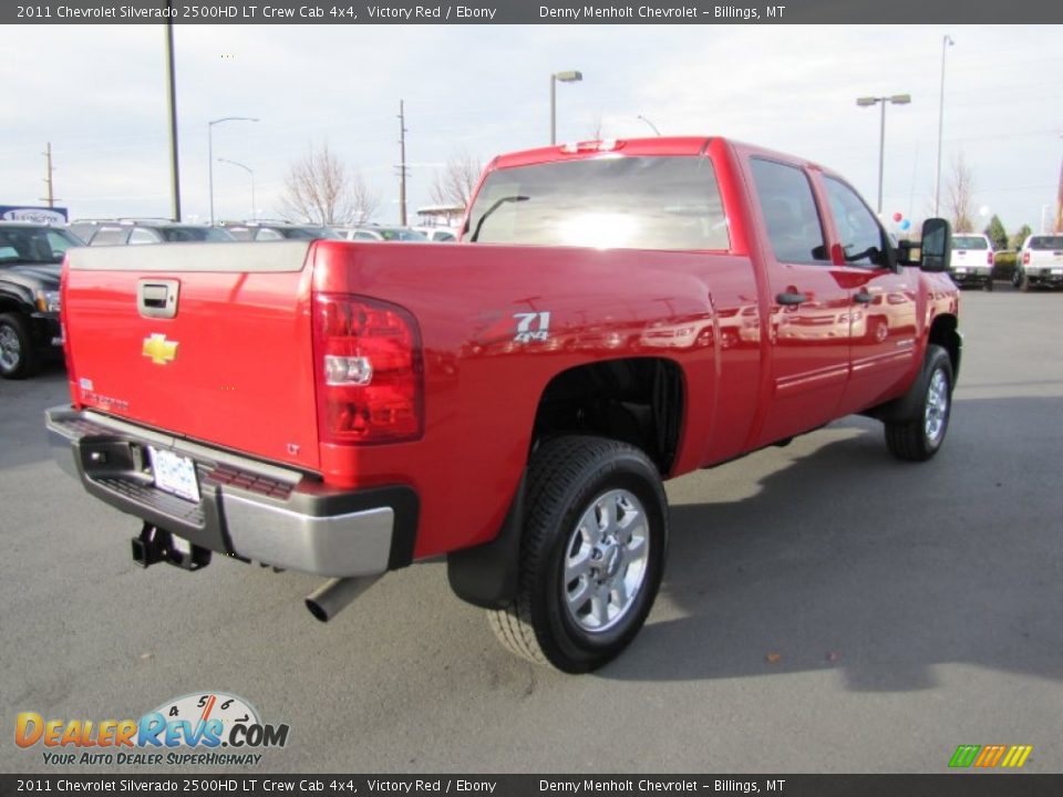 2011 Chevrolet Silverado 2500HD LT Crew Cab 4x4 Victory Red / Ebony Photo #7