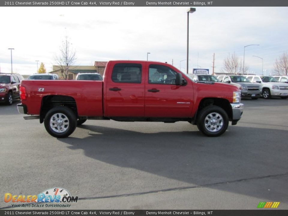 2011 Chevrolet Silverado 2500HD LT Crew Cab 4x4 Victory Red / Ebony Photo #8