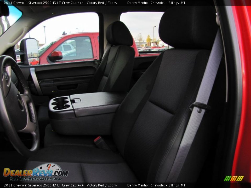 2011 Chevrolet Silverado 2500HD LT Crew Cab 4x4 Victory Red / Ebony Photo #14