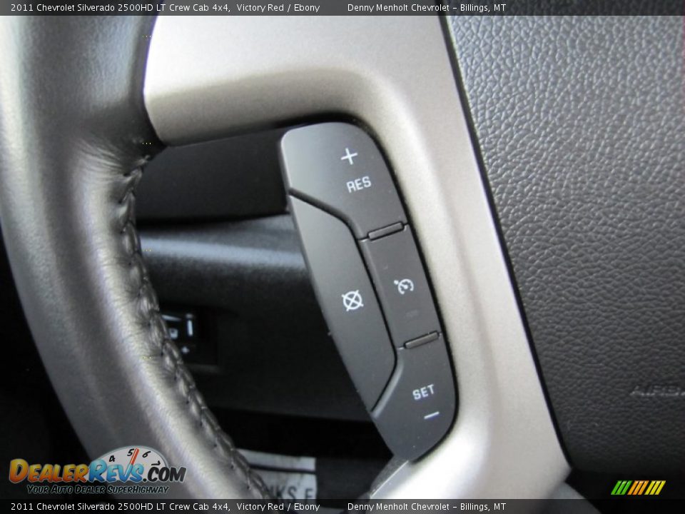 2011 Chevrolet Silverado 2500HD LT Crew Cab 4x4 Victory Red / Ebony Photo #18