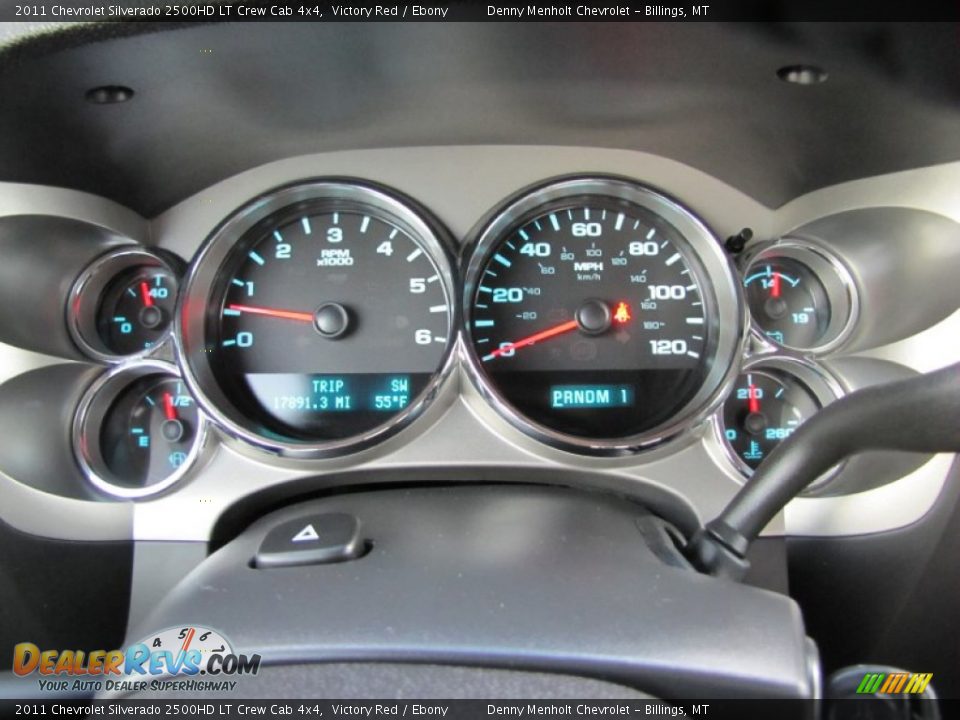 2011 Chevrolet Silverado 2500HD LT Crew Cab 4x4 Victory Red / Ebony Photo #20