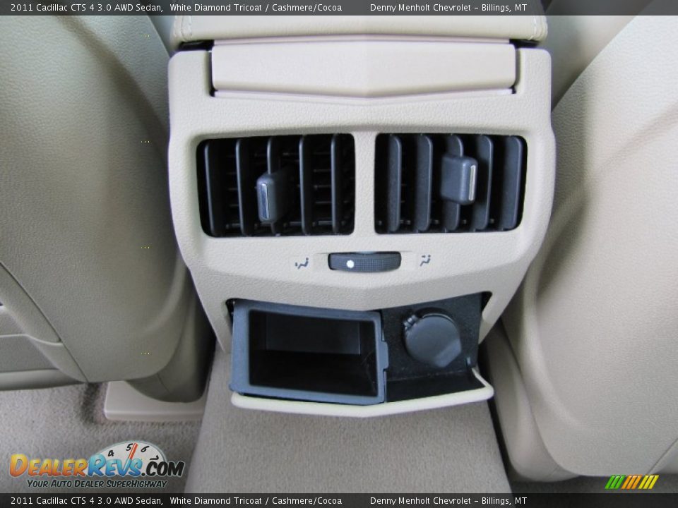 2011 Cadillac CTS 4 3.0 AWD Sedan White Diamond Tricoat / Cashmere/Cocoa Photo #12