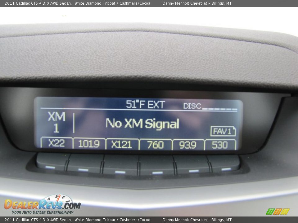 2011 Cadillac CTS 4 3.0 AWD Sedan White Diamond Tricoat / Cashmere/Cocoa Photo #23