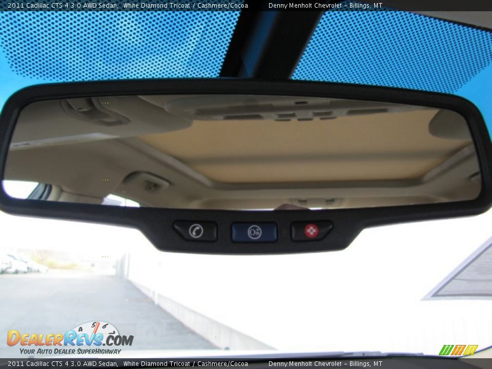 2011 Cadillac CTS 4 3.0 AWD Sedan White Diamond Tricoat / Cashmere/Cocoa Photo #30