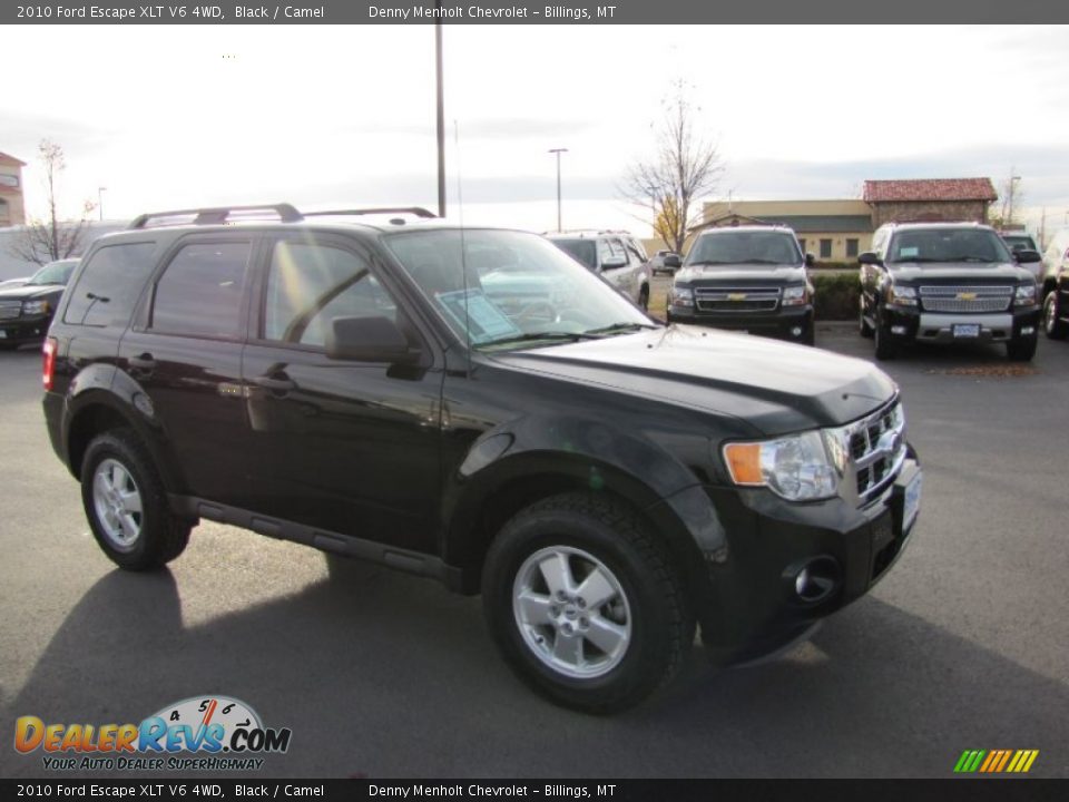 2010 Ford Escape XLT V6 4WD Black / Camel Photo #1